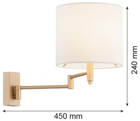 Argon 8314 - Applique DOLCE 1xE27/15W/230V