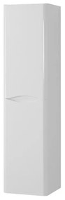 Colonna bagno sospesa 140 cm bianco 2 ante reversibili Zen