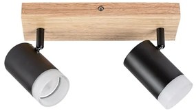 Rabalux 73122 - Plafoniera TORAS 2xGU10/5W/230V rovere