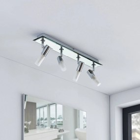Lindby Applique da bagno Zela a 4 luci, lunga 53 cm