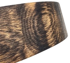 Brilagi - Plafoniera CARVALHO SMOKEY 2xE27/60W/230V rovere Ø 37,5 cm