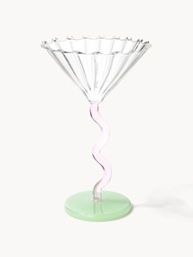 Set di 2 bicchieri da Martini in vetro borosilicato Curve