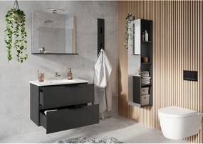 Mobile bagno alto sospeso antracite 36x93 cm Crandon - Germania