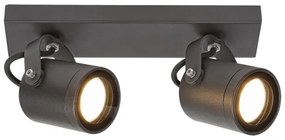 Rabalux - Faretto da muro da esterno 2xGU10/35W/230V IP44