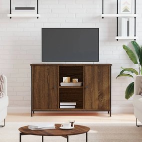 Mobile Tv Rovere Marrone 100x35x65 Cm İn Legno Multistrato /