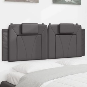 Cuscino Testiera Grigio 140 Cm İn Similpelle /
