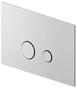 Placca Per Cassetta Scarico Wc attacco magnetico per Geberit Sigma 8 e 12 in acciaio Cromo Zucchetti Medameda Z95340