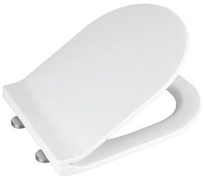 Sedile per wc bianco con chiusura facilitata , 46 x 36 cm Habos - Wenko