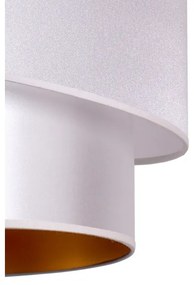 Duolla - Lampadario a sospensione con filo PARIGI 1xE27/15W/230V diametro 40 cm argento/oro