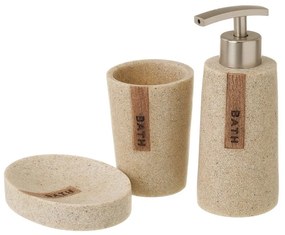 Set accessori bagno beige - Casa Selección