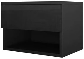 Comodino NECE 32x45 cm nero