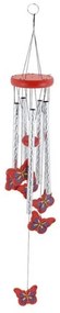 Trade Shop - Acchiappasogni Decorazione Chakra Farfalle Campanelli Vento Eolici Luminosi 70cm
