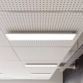 Pannello LED Arcchio Lyndra, 120 cm, bianco, alluminio, dimmerabile, CCT