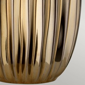 Lampada Da Scrivania Contemporanea Newham In Ceramica Bronzo Bianco 1 Luce E27