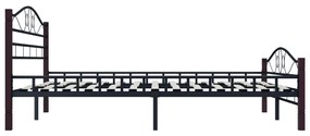 Giroletto nero in metallo 200x200 cm