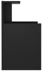Comodini 2 pz nero 40x35x60 cm in truciolato