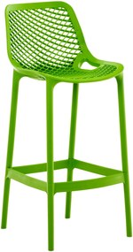 Sgabello Da Bar Design Ergonomico E Resistente İn Polipropilene / Grün