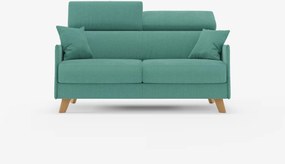 Sole divano letto matrimoniale design compatto - poggiatesta reclinabili e 100% sfoderabile in tessuto smacchiabile T23