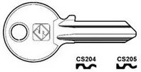 20pz chiavi per cilindri 4 spine grandi - cs205 sx fer51958