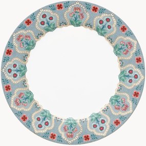 Set di 6 piatti da colazione in porcellana Flower Festiwal