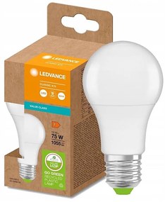 LED Lampadina in plastica riciclata E27/10W/230V 4000K - Ledvance