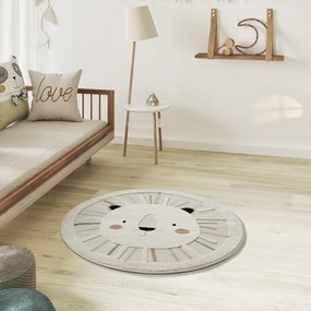 Tappeto per bambini color crema ø120 cm Clown – Universal