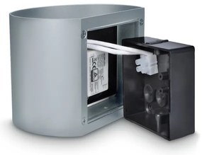 Brilagi - Applique a LED da esterno RONDO LED/6W/230V grigio IP54