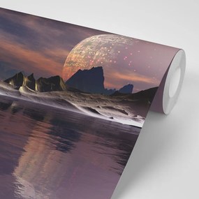 Carta da parati – Pianeta futuristico