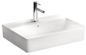 Lavabo D'Appoggio 60x44 Cm Vitra "Nuo" Bianco Lucido