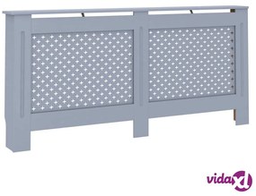 vidaXL Copertura per Radiatore Antracite 172x19x81 cm in MDF
