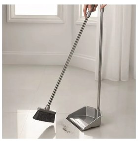 Paletta grigia con manico lungo Polvere - Addis