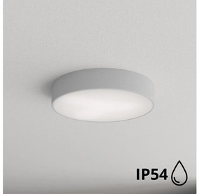 Brilagi - Plafoniera da bagno CLARE 3xE27/24W/230V diametro 40 cm IP54 grigio