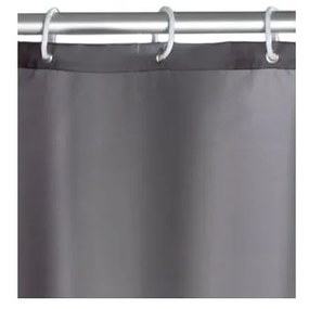 Tenda da doccia grigia con finitura antimuffa , 180 x 200 cm - Wenko
