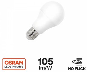 Lampada LED E27 15W, A60, 105lm/W Colore Bianco Freddo 6.000K