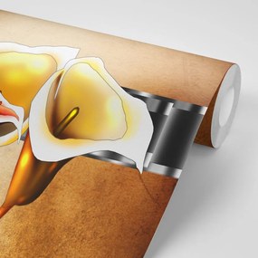 Carta da parati – Fiori eleganti di calla
