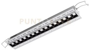 Gfa1132c- faretto ad incasso 15 luci a scomparsa a led 3000k 2400lm...