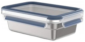Tefal - Contenitore per alimenti 0,8 l MSEAL STEEL blu/acciaio inossidabile