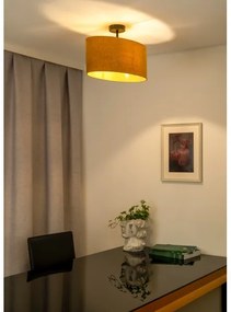 Duolla - Lampadario a plafone OVAL 1xE27/15W/230V marrone