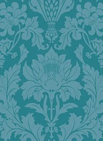 Cole & Son Carta da parati Fonteyn - Petrol Blue