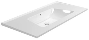 Ceramica Flaminia Bloom BM105L lavabo 107 cm sospesa e su mobile in ceramica bianco