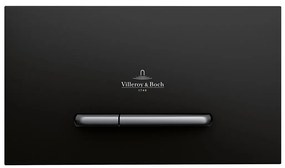 Villeroy & Boch 922169AN -Pulsante di scarico VICONNECT nero opaco/cromo opaco