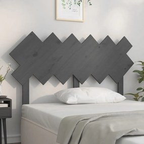 Testiera Per Letto Bianca 132x3x81 Cm Legno Massello Di Pino /