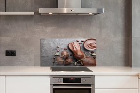 Pannello paraschizzi cucina Coniglio al cioccolato 100x50 cm