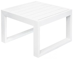 Tavolino da giardino 43,5x32x43,5 cm bianco