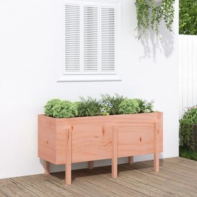 Fioriera Rialzata Giardino 121x50x57 Cm Legno Massello Douglas /