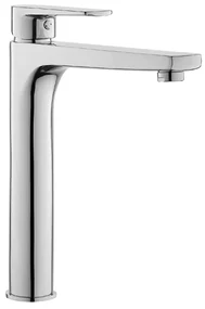 Rubinetto lavabo alto canna lunga cromato serie Erika