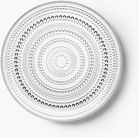 Piatto piano in vetro Kastehelmi