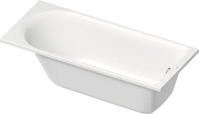 Vasca 170x70 da Incasso 1 schienale con troppopieno In Acrilico Sanitario Bianco Lucido D-Neo 700478 Duravit