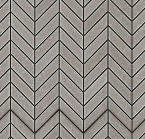 Ragno Realstone Slate Decoro Mosaico Freccia 37x41 Cm Iron