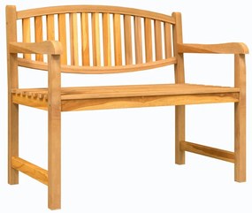 Panca da giardino 114x59x87 cm legno massello di teak